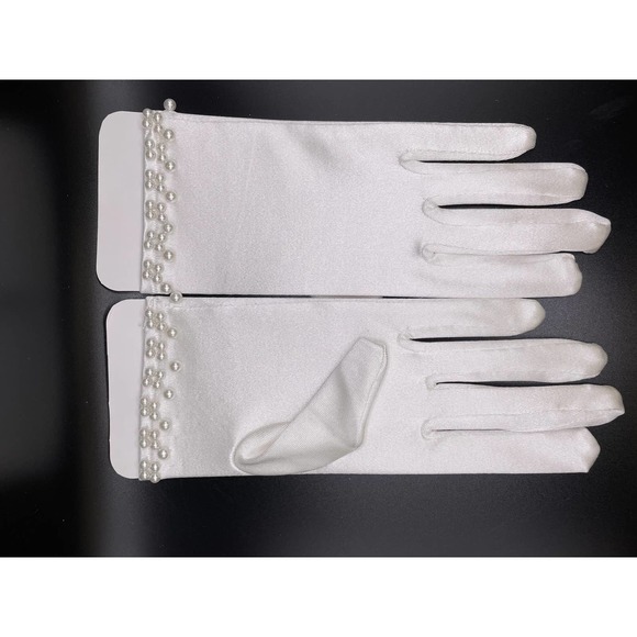 Maria Women's Luxurious Pearl Elegant Full-Fingered Gloves
